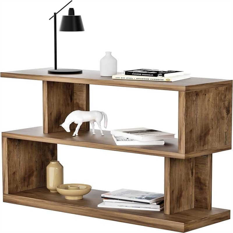 3 Tier TV Stand Console Table - 11.8"D x 35.4"W x 23.6"H