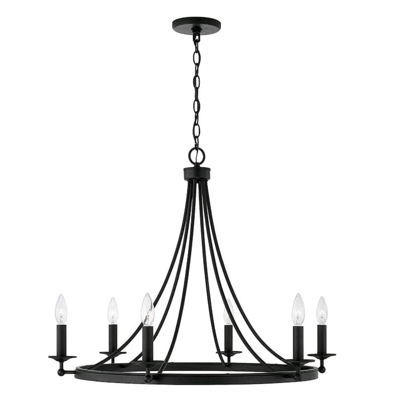 6-Light Hanging Chandelier