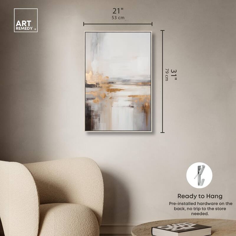 Glistening Stillness II Canvas by Art Remedy
