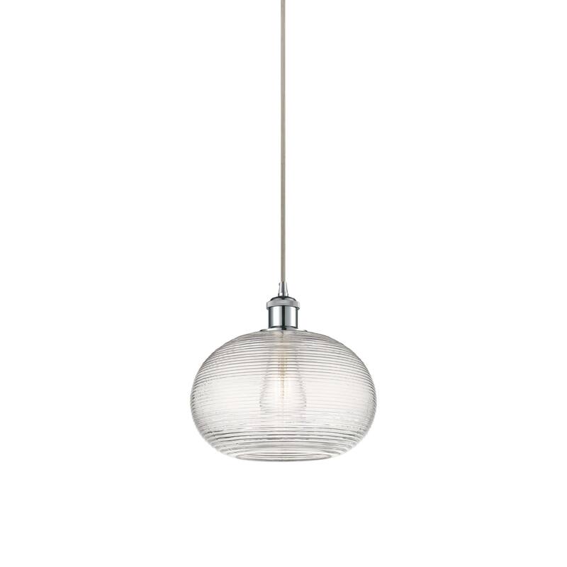 Innovations Lighting 516-1P-10-10 Ithaca Pendant Ithaca 10" Wide - Polished Chrome