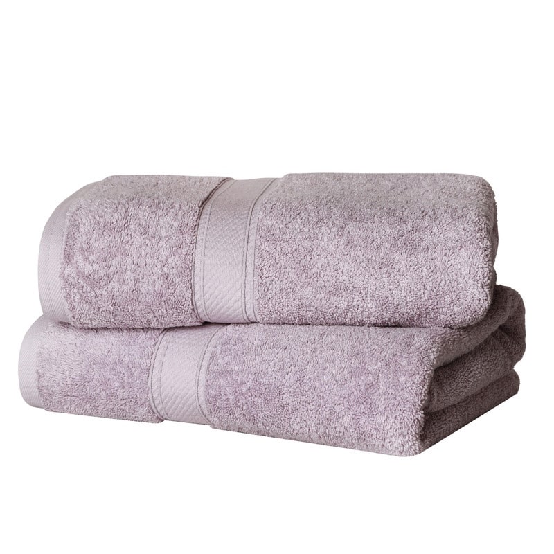 Superior Egyptian Cotton Pile Heavyweight Bath Towel Set of 2