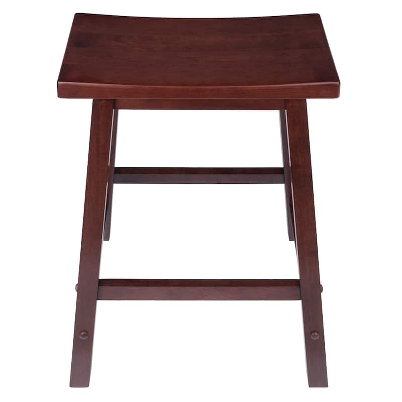 Saddle Seat Counter Stool - 17.48 x 14.47 x 24 inches