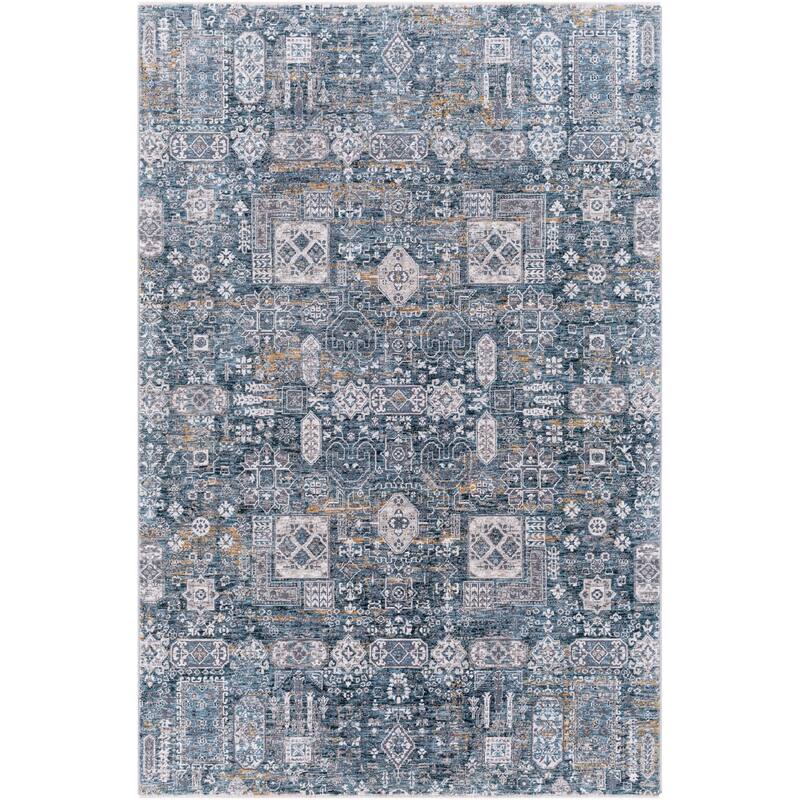 Livabliss Traditional Cardiff Medallion Area Rug
