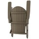 preview thumbnail 47 of 85, Vineyard HIPS Outdoor Folding Eco-Friendly All Weather Seashell Adirondack Chairs (12-Piece Conversation Set)