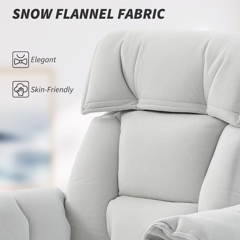 HOMCOM Executive Office Chair with Footrest, Reclining Swivel Computer Chair with High Back, Thick Cushion,Adjustable Height