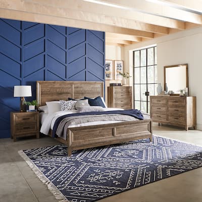 Liberty Furniture Ridgecrest Panel Bed, Dresser & Mirror, Chest, Night Stand - California King, King, Queen