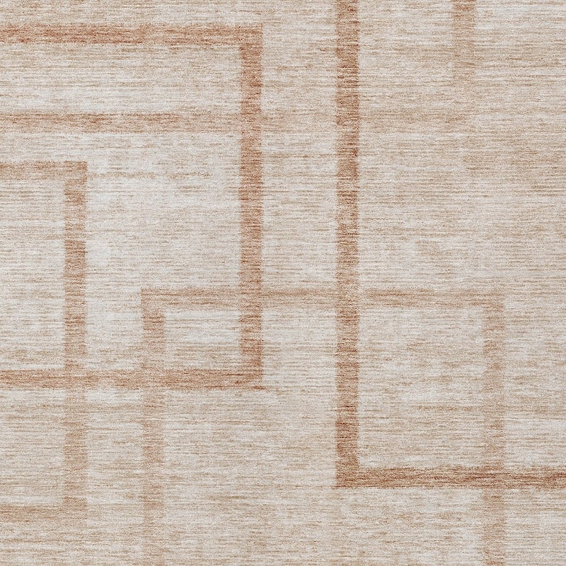 HomeRoots Geometric Transitional Rectangle Outdoor Rug