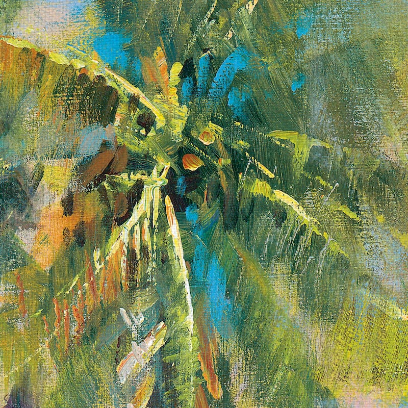 Palm Collage by Paul Mathenia Canvas Art Print