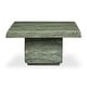 preview thumbnail 2 of 11, Poly & Bark Stilo Slab Top Concrete Coffee Table with Marble and Stone Finish