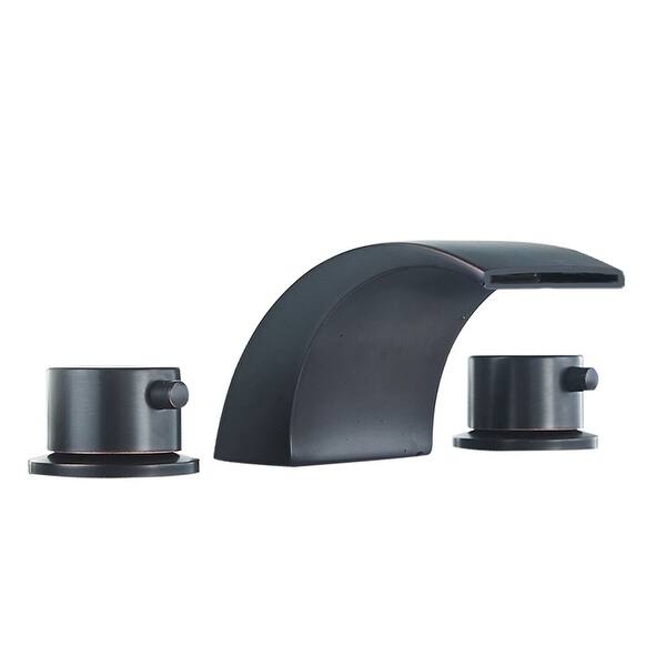 Shop Dfi 8 16 Inch Led Waterfall Widespread Commercial Bathroom Sink Faucet 2 Handles 3 Holes Overstock 26236534