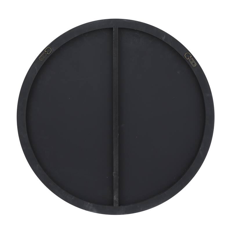 Black, White or Gold Wood Wall Mirror with Thin Frame