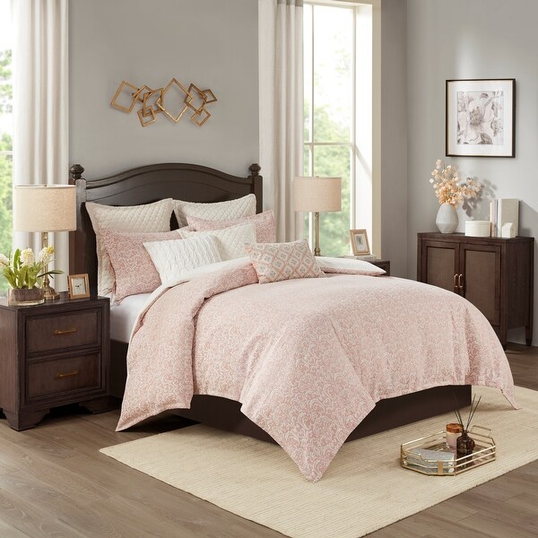 Dark blush comforter new arrivals