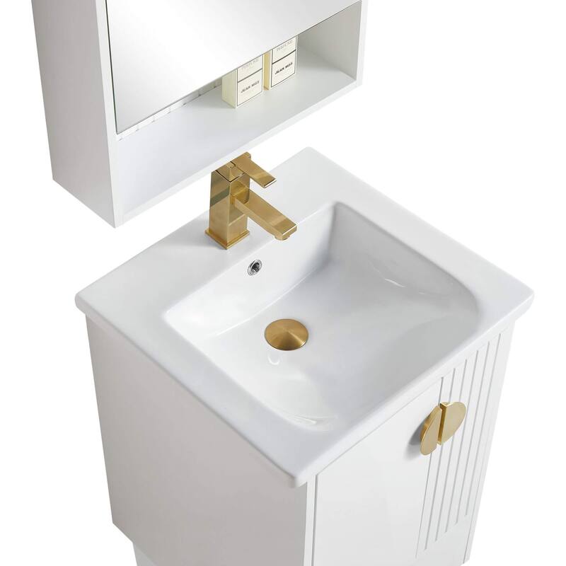 Venezian Single Bathroom Vanity with Sink