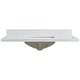 preview thumbnail 23 of 98, Malaga Composite Stone Vanity Top with White Rectangular Sink