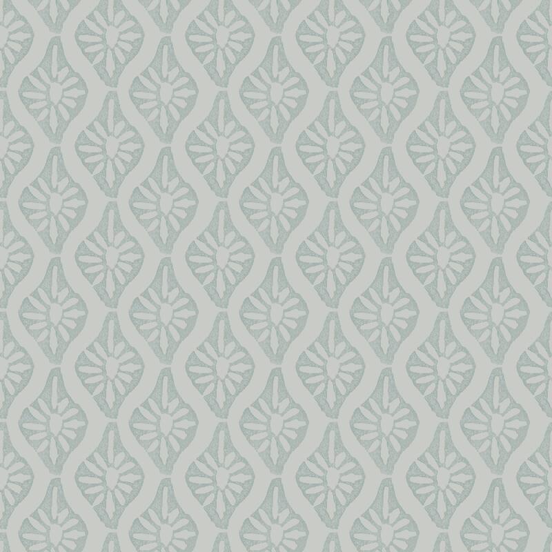 Chris Loves Julia x NuWallpaper Nova Mist Blue Peel and Stick Wallpaper