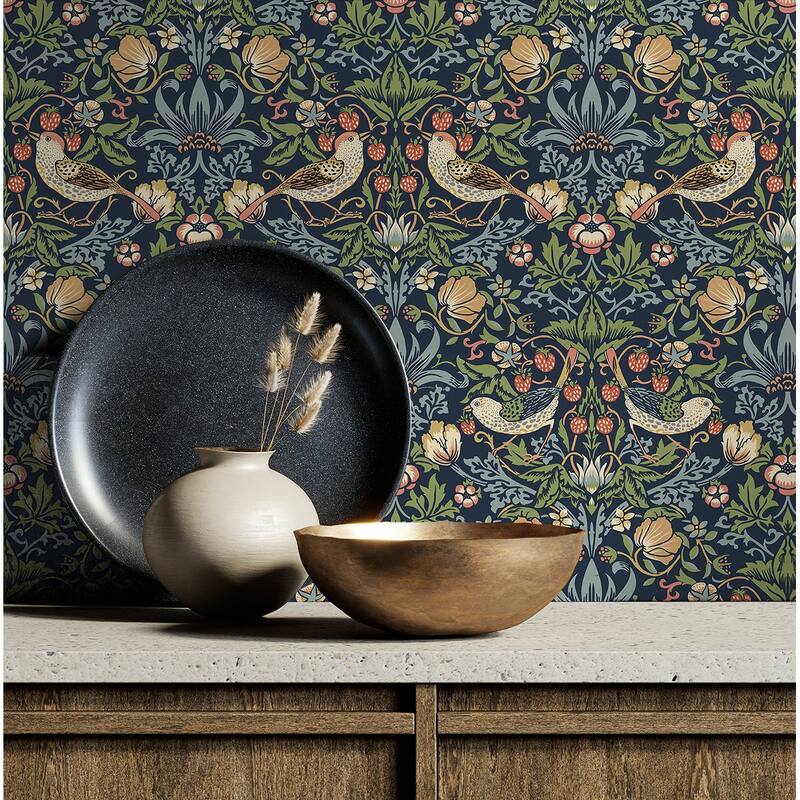 NextWall Aves Garden Peel and Stick Wallpaper