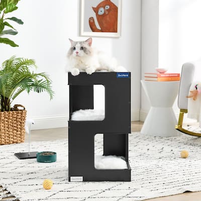 Escher Cat Tree 23.5'' in Black