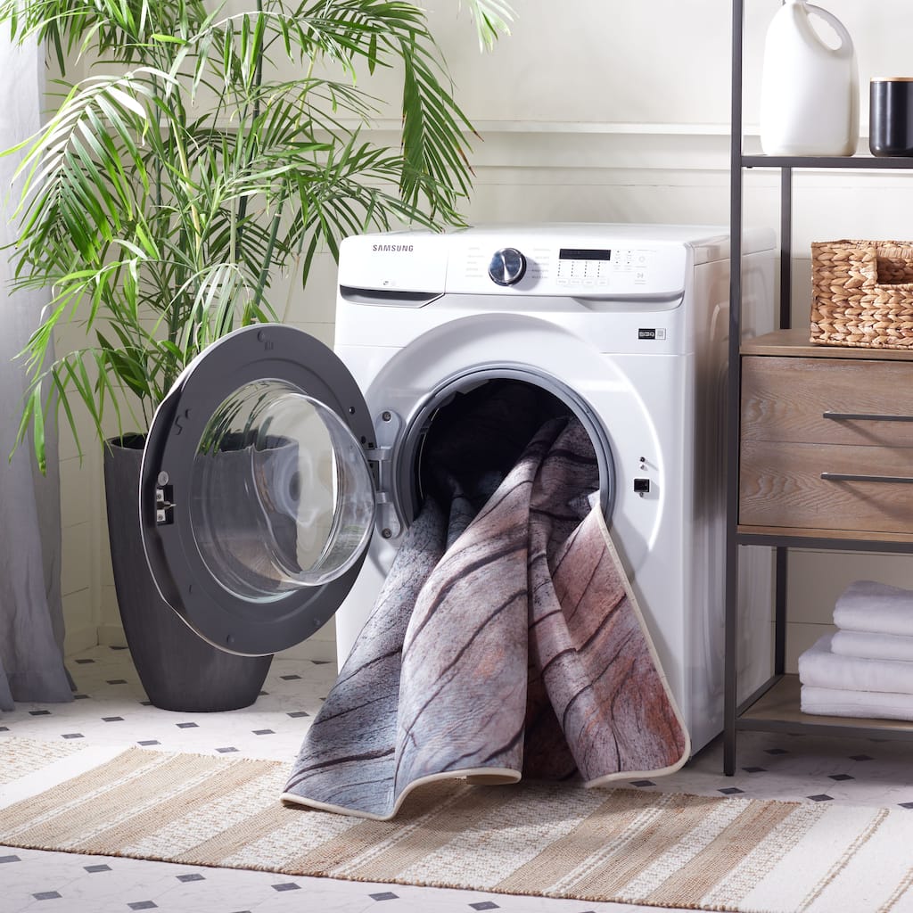 SAFAVIEH Daytona Machine Washable Slip Resistant Anka Graphic Abstract