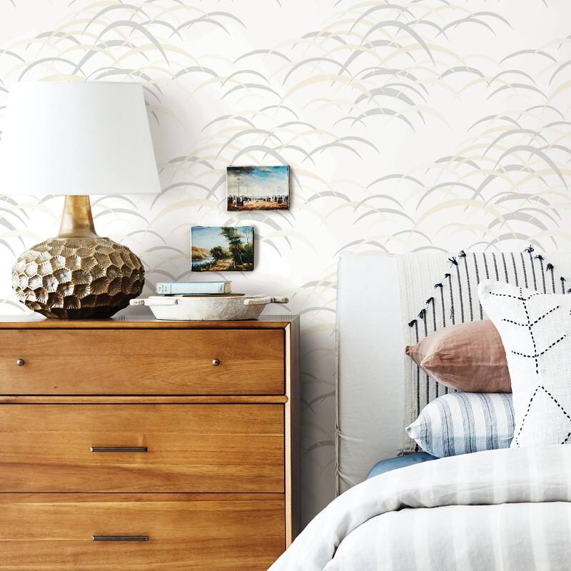 A-Street Prints Kasia Neutral Abstract Wallpaper