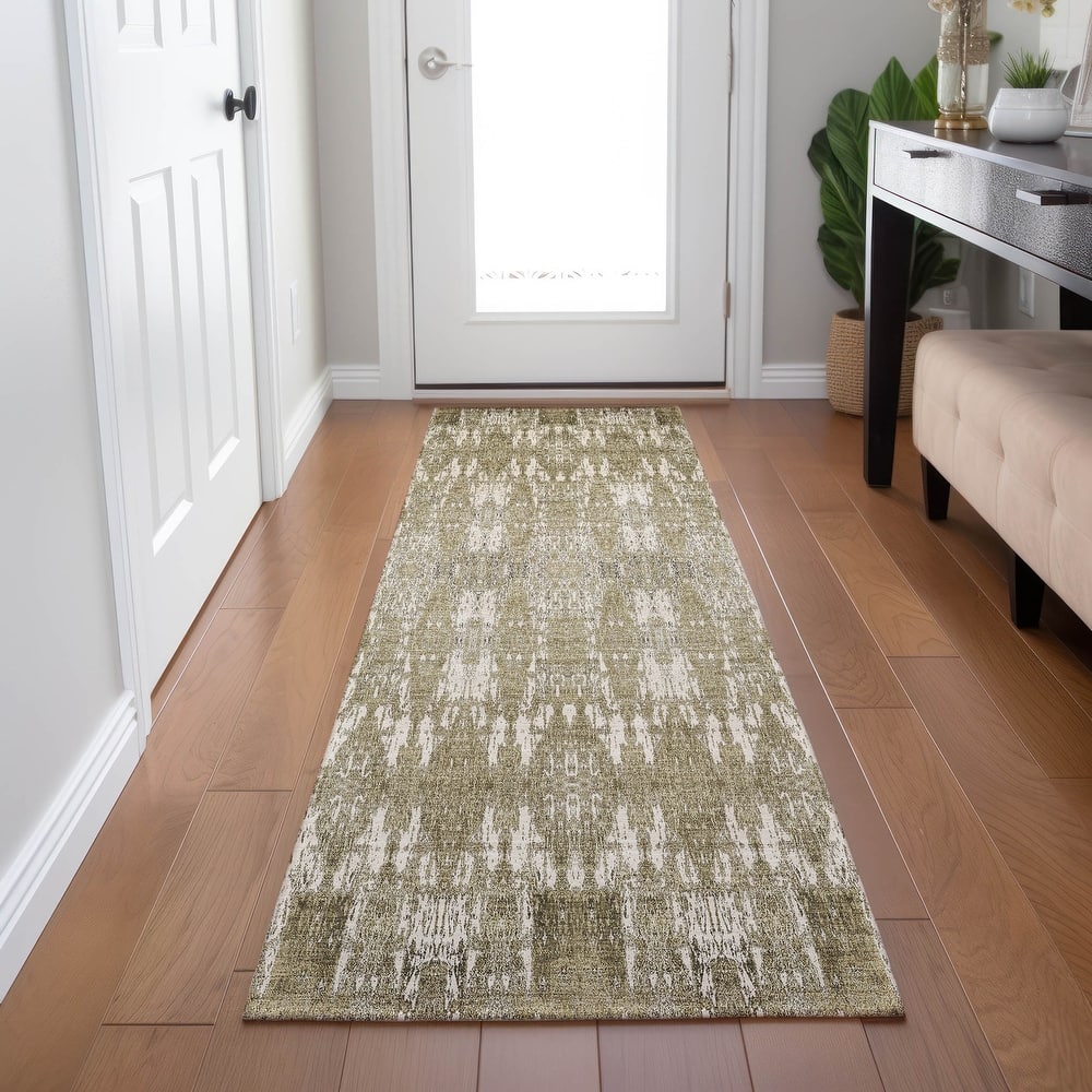 Machine Washable Indoor/ Outdoor Chantille Moroccan Boho Rug