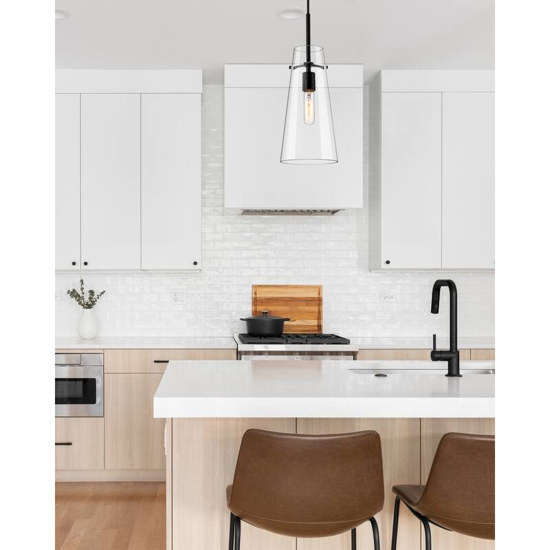 Z-Lite 7508P Kira 7" Wide Mini Pendant with Shade