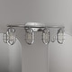 preview thumbnail 1 of 20, Hunter Starklake 4 Light Vanity Wall Light, Industrial, Cage, Rustic Chrome