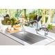 preview thumbnail 3 of 1, Franke UNL-FW Universal 1.75 GPM Single Hole L SPOUT Cold Only Water - Stainless Steel