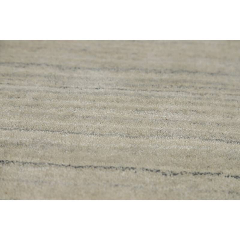 Little Animals Gabbeh Indian Area Rug Hand-Knotted Wool Carpet - 5'1" x 7'8"