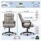 preview thumbnail 11 of 66, Serta Connor Executive Office Chair - Ergonomic Computer Chair with Layered Body Pillows and Contoured Lumbar