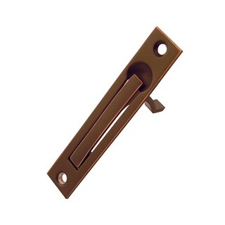 Emtek 4" Height Solid Brass Edge Pull for Sliding Doors