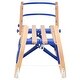 preview thumbnail 7 of 7, vidaXL Foldable Sledge 43.3" Plywood - Beige