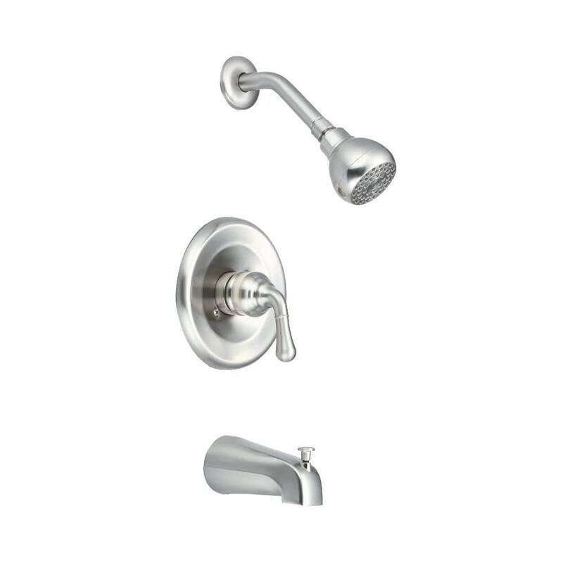 PROFLO Tub and Shower Trim Package with Single Function Shower