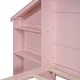 preview thumbnail 11 of 41, Rustic Wood Platform Bed with House-Shaped Headboard & Built-in LED