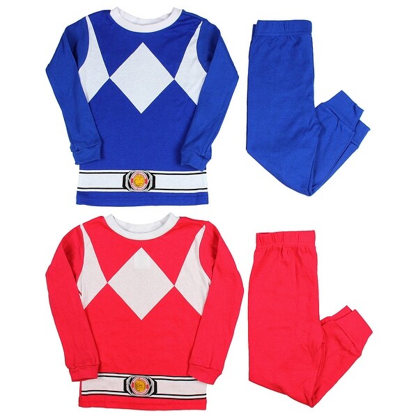 Shop Ame Kids Mighty Morphin Power Rangers Red And Blue Ranger