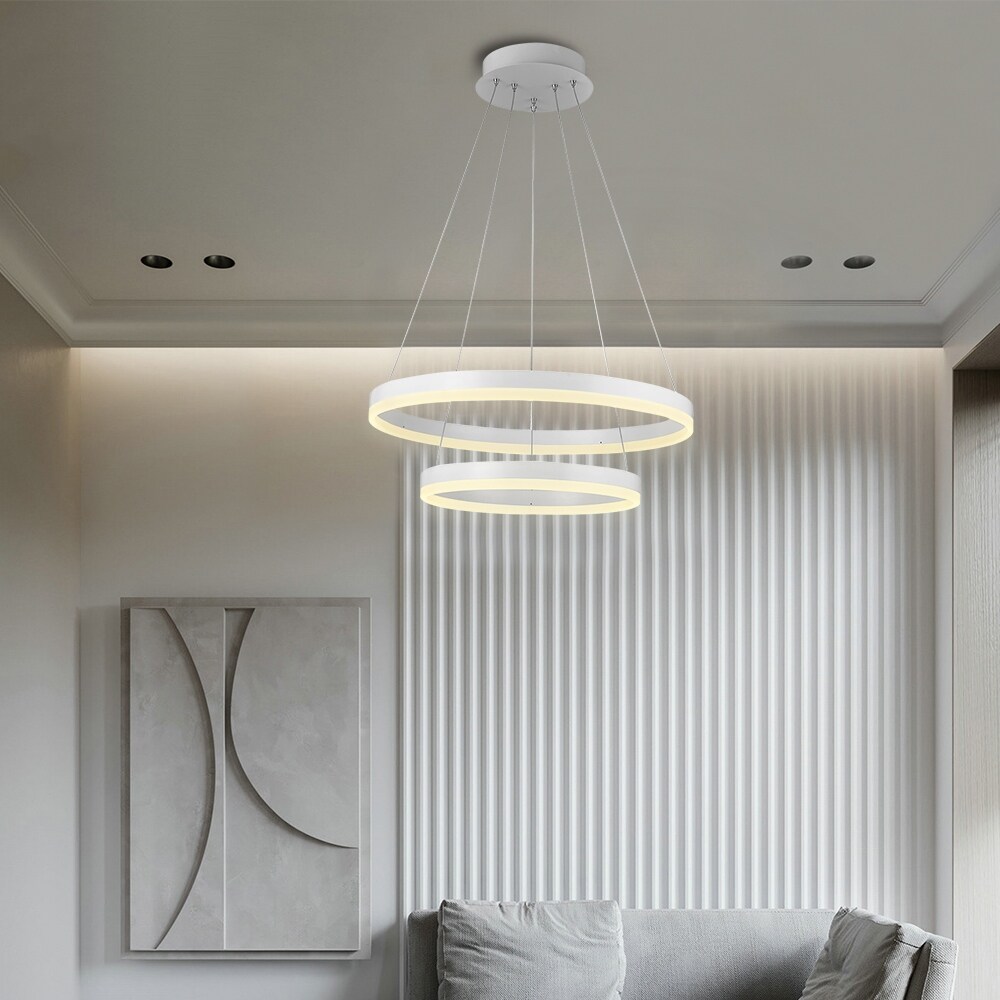 modern circular pendant light