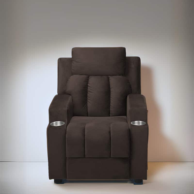 Cozy Gray Toddler Recliner Chair for Kids Ages 1-5