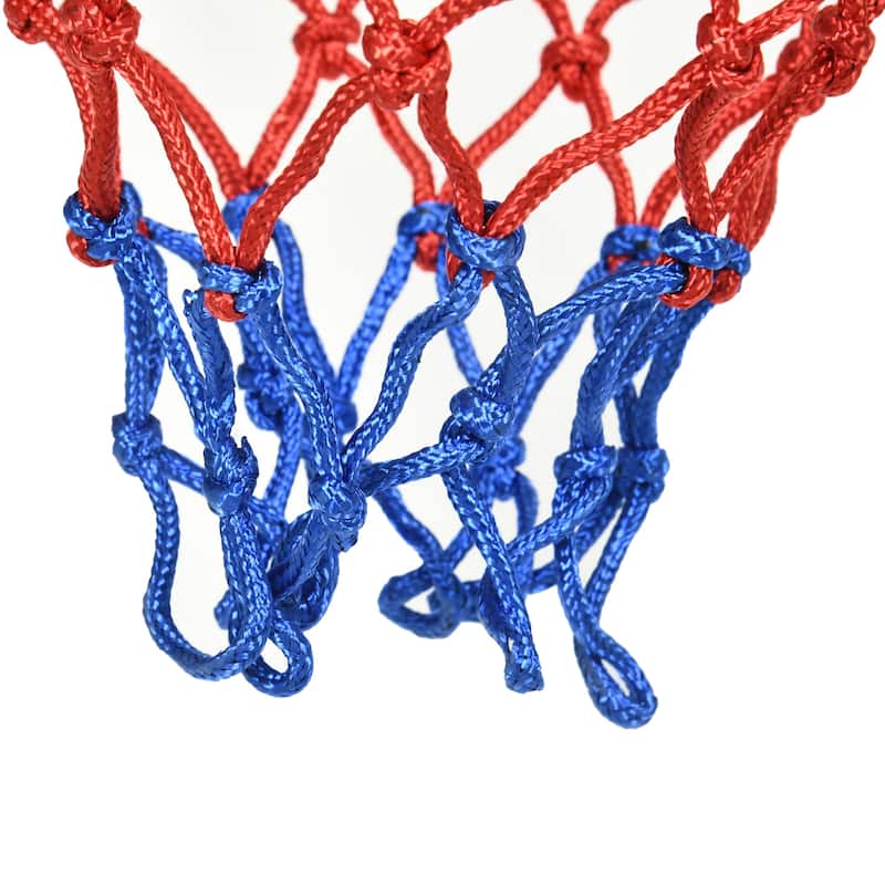 Wall Mounted Basketball Hoop with Shatterproof Backboard Steel Rim and Tear-Proof Net - 44.5" W x 24" D x 28.75" H