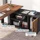 preview thumbnail 5 of 12, 78.74-inch Large L-Shaped Computer Desk