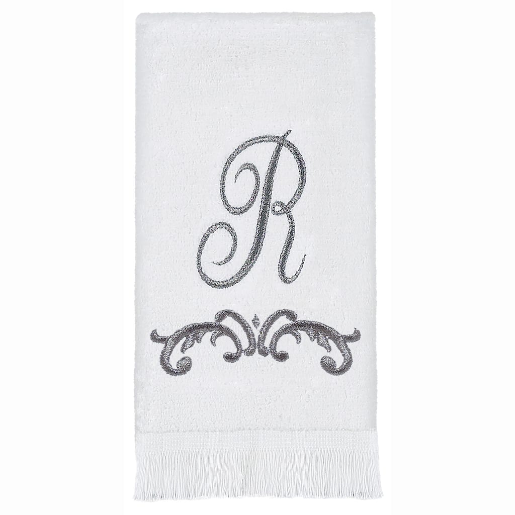 Avanti Linens Scroll Mono Fingertip Towel R - Fingertip Towel