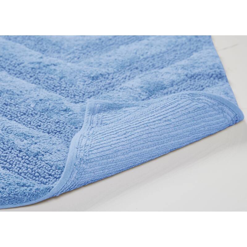 Better Trends Bathroom Rug 100% Cotton Tufted Water Absorbent Bath Rug for Shower, Sink Bath Mats Machine Wash Hugo Collection