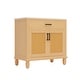 preview thumbnail 1 of 18, 36"Freestanding Bathroom Vanity with Ceramic Sink Natural