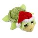 preview thumbnail 1 of 4, DolliBu Santa Green Sea Turtle Stuffed Animal Plush with Santa Outfit - 11 inches