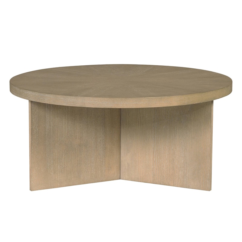Sadie Round Coffee Table Reclaimed Greige