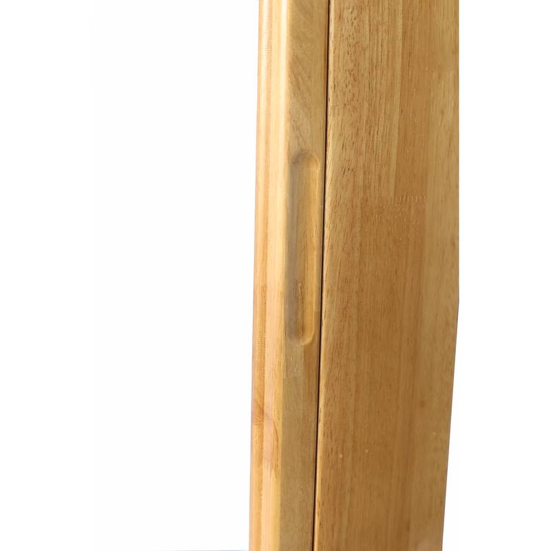 29.72*19.69 inches Functional Mirror with Cabinet, Wood Framed Bathroom Wall Cabinet with Mirror and Adjustable Shelves