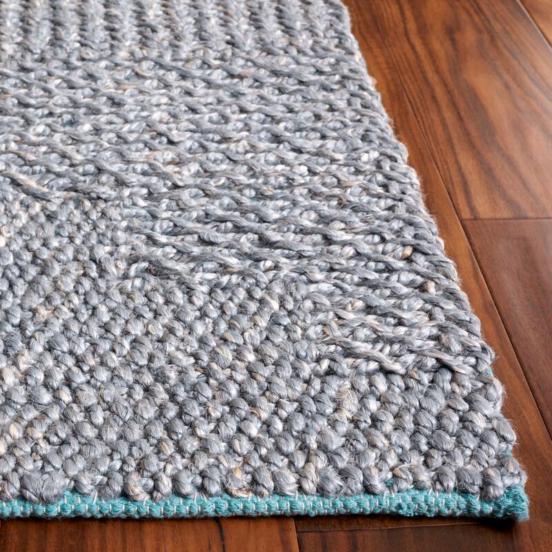 SAFAVIEH Handmade Natural Erltrud Fiber Farmhouse Hemp Rug