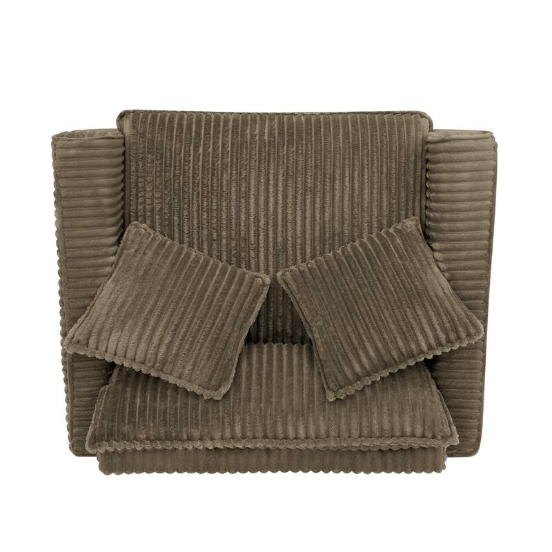 Lazy Sofa Chair, Comfortable Single-person Sofa Chair, with a Backrest and Soft seat Cushion, Having Armrests on Both Sides