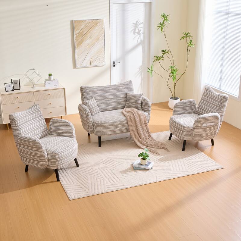 Modern style two-seater sofa