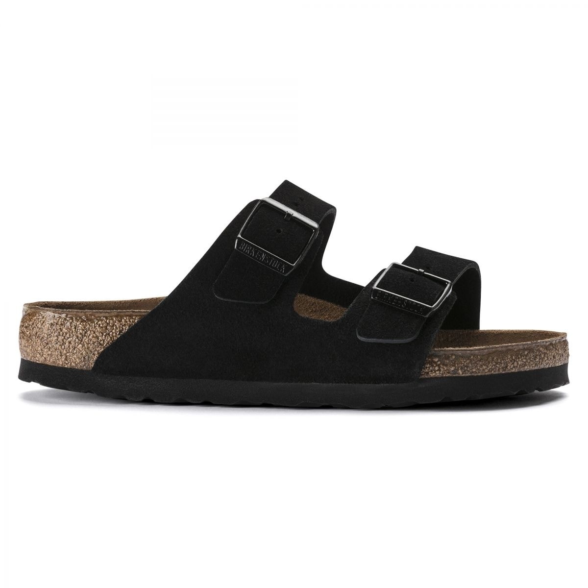 Birkenstock Arizona Soft Footbed Black Suede Unisex Sandals