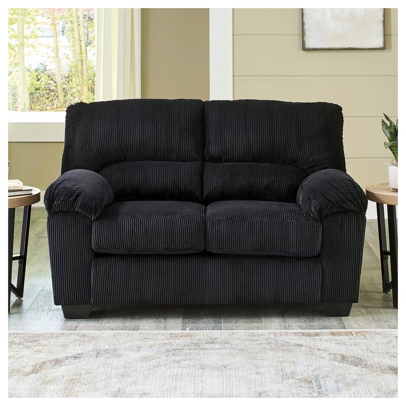 Signature Design by Ashley SimpleJoy Loveseat - 63"W x 38"D x 40"H