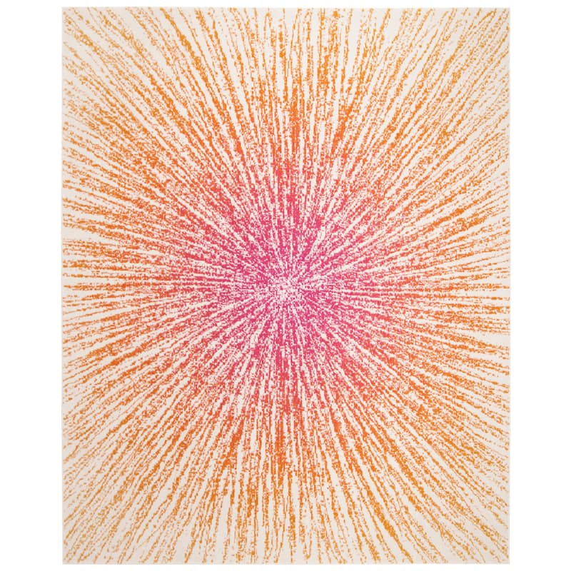 SAFAVIEH Evoke Coralee Abstract Boho Burst Rug